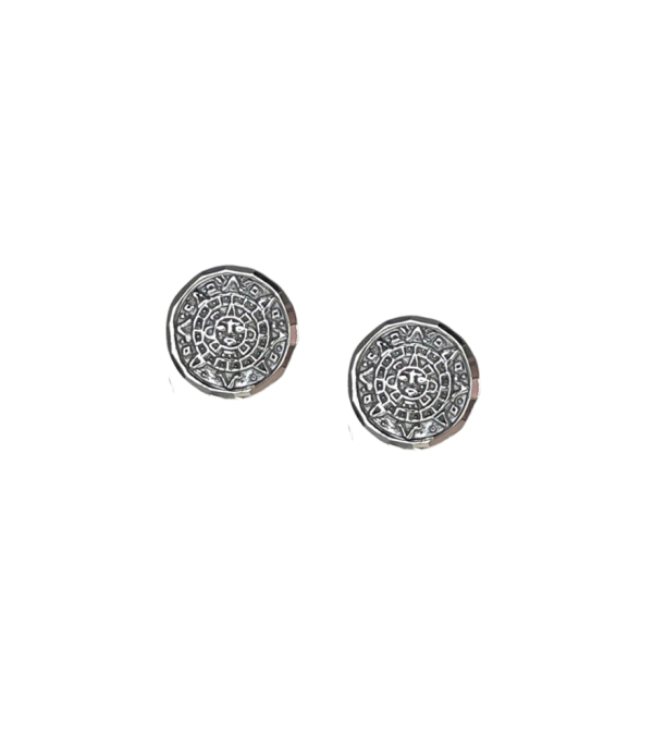 Aretes calendario azteca