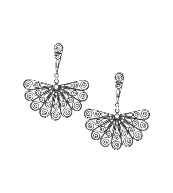 Arete filigrana forma abanico
