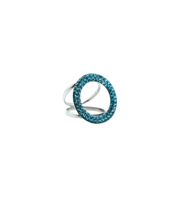 Anillo Swarovski Ciclo Azul