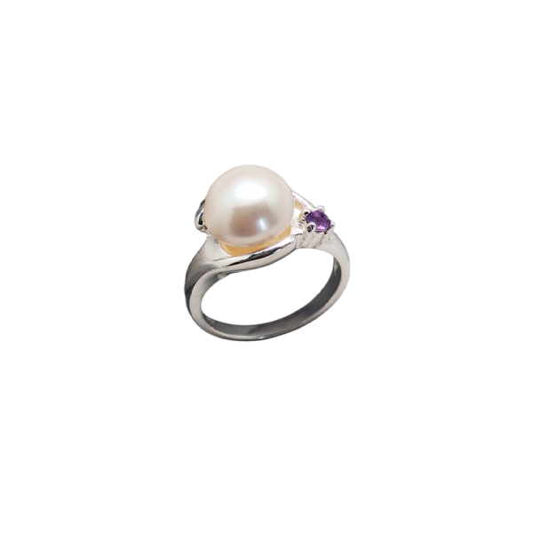 Anillo con perla