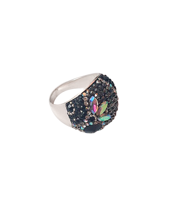 Anillo Swarovski Flores Nocturnas