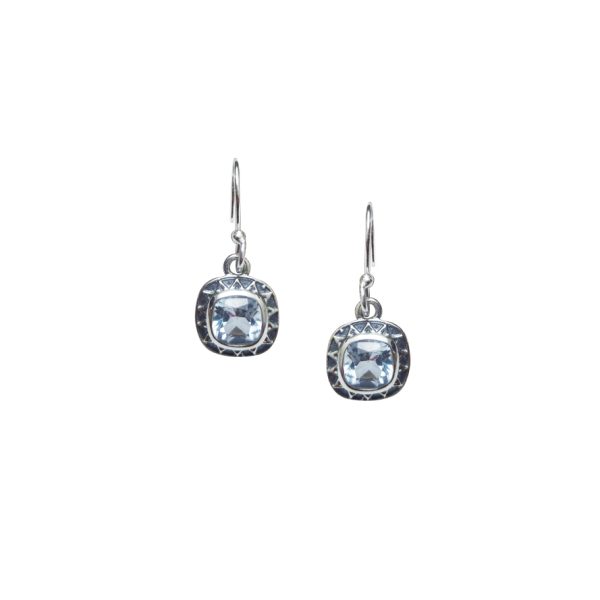 Aretes Topacio profundo