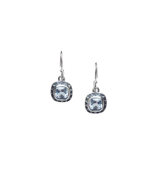 Aretes Topacio profundo