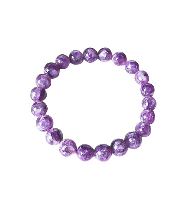 Pulsera de esferas Purpuritas