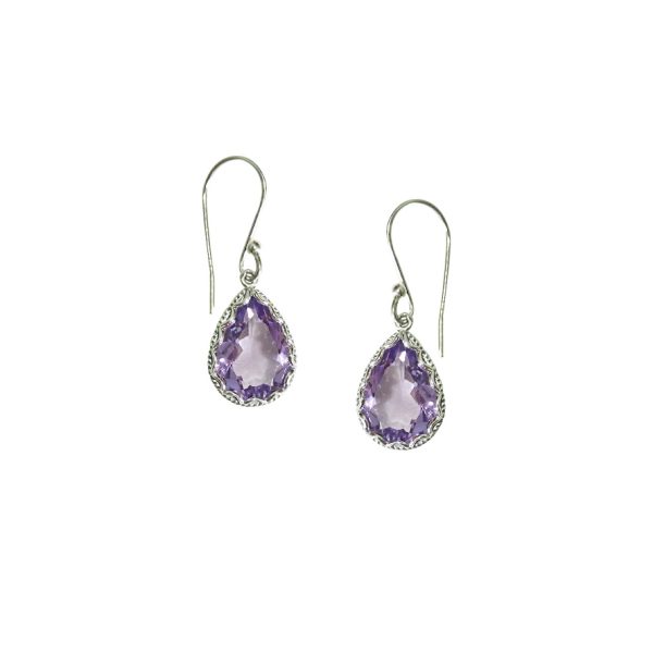 Aretes destellos de Amatista