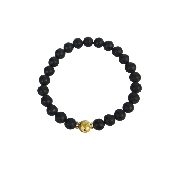 Pulsera con bola de Ámbar