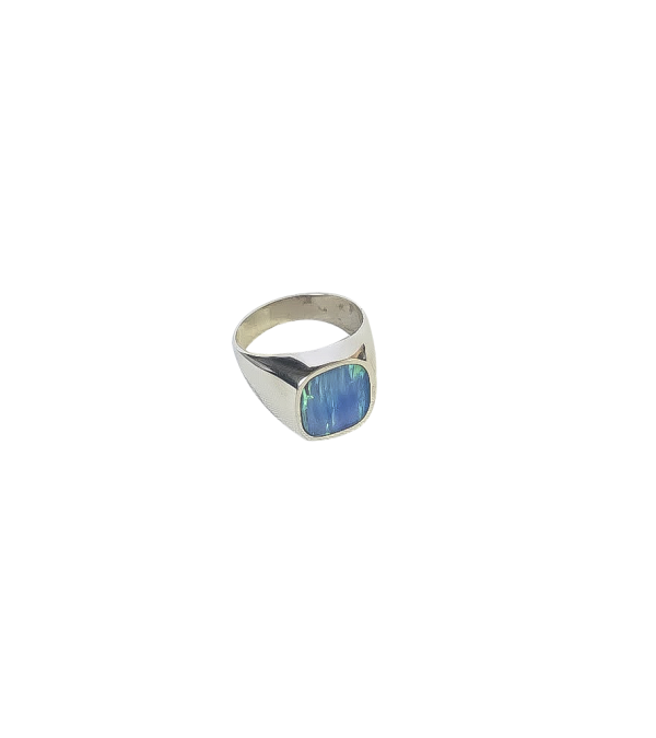 Anillo Ópalo Minimalista
