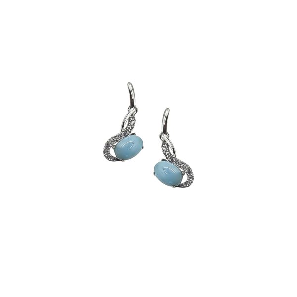Arete de Larimar anzuelo marino