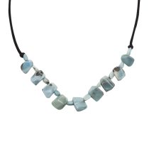 Collar de Larimar varias piedras