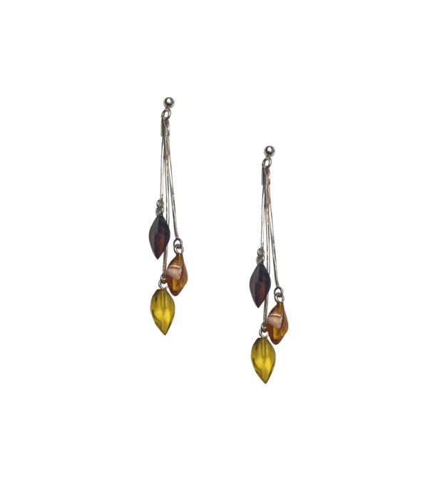 Aretes Ambar Viento de Hojas
