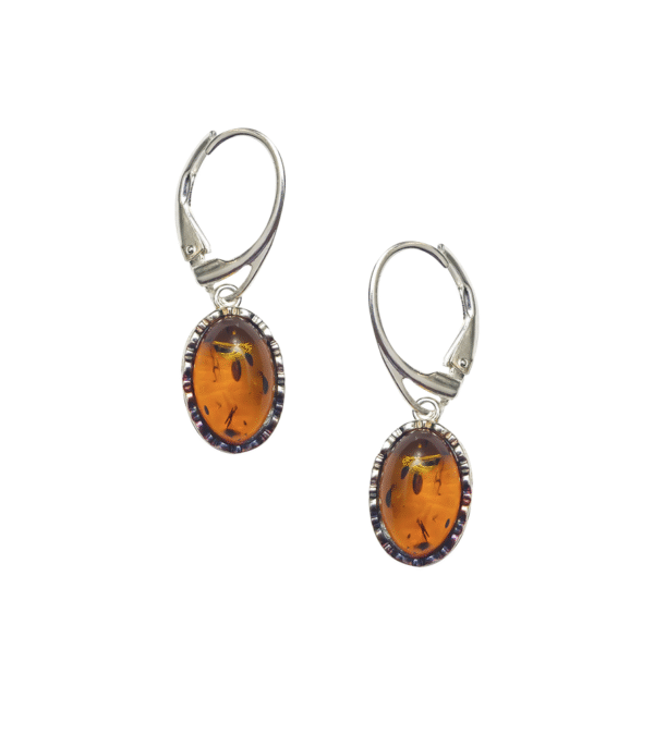 Aretes Ambar Cognac